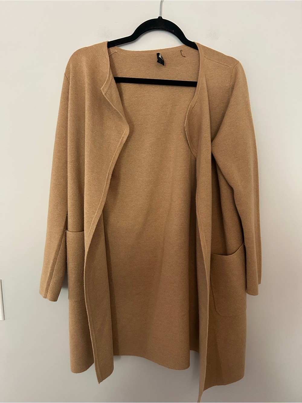 J.Crew Juliette Collarless Sweater Blazer Camel Tan